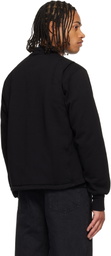 Les Tien Black Moto Coaches Jacket