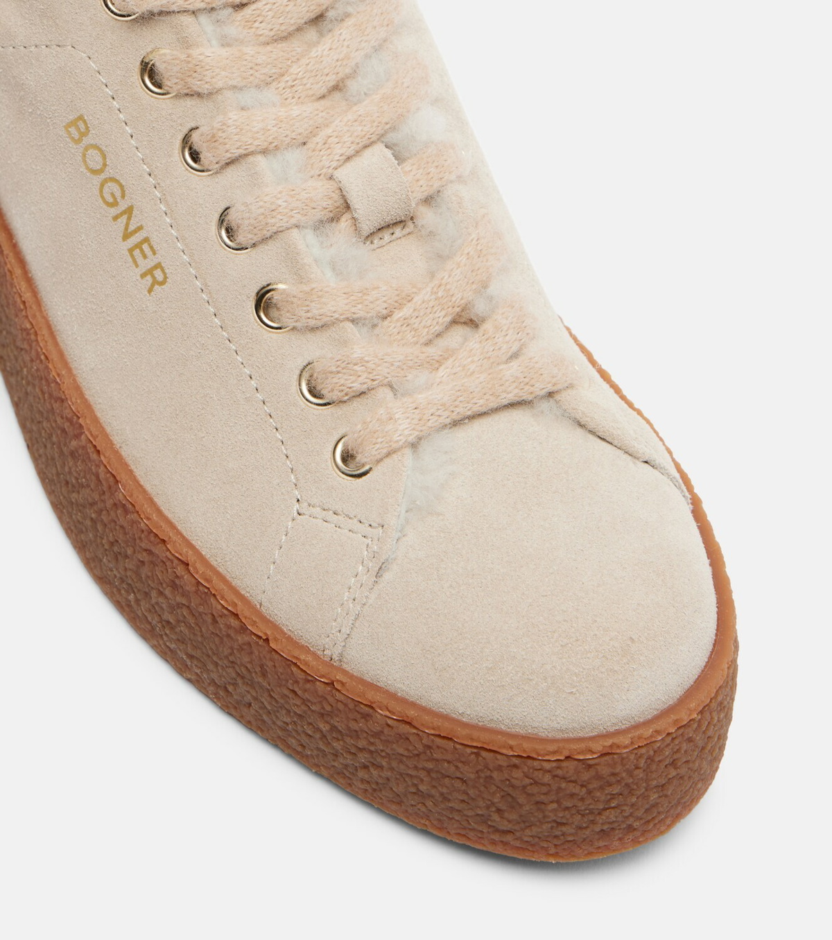 Bogner Lucerne shearling-lined suede sneakers
