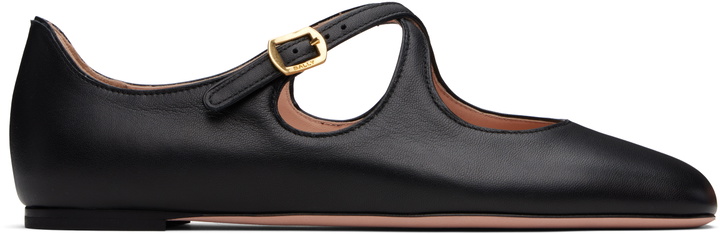 Photo: Bally Black Ballyrina Ballerina Flats