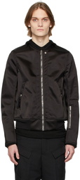 Rick Owens Black Flight Bomber Jacket