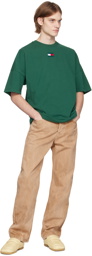 Tommy Jeans Green Split T-Shirt