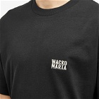 Wacko Maria Men's Tim Lehi Crew Neck T-Shirt in Black
