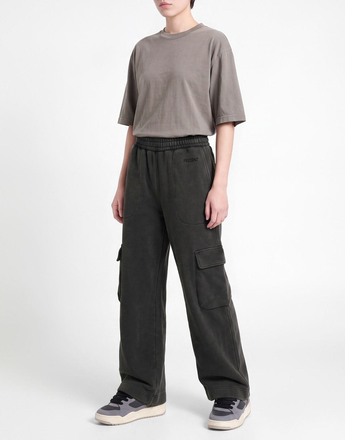 Represent Womens Pants Charcoal