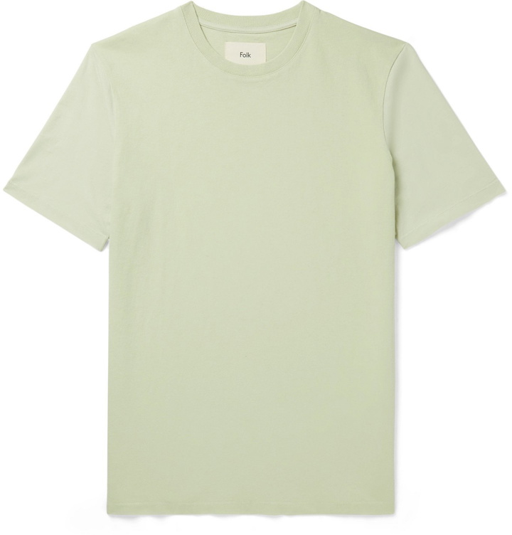 Photo: Folk - Cotton-Jersey T-Shirt - Green