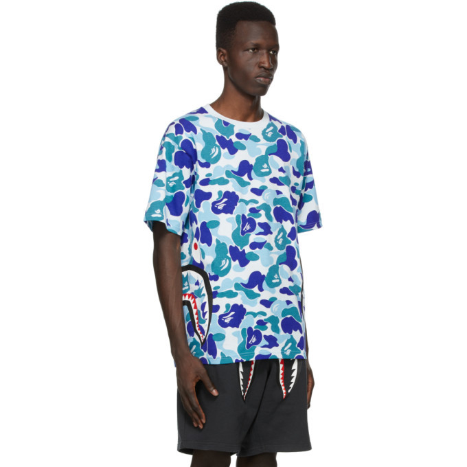 Blue camo outlet bape