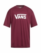 Vans Mens T-shirt Burgundy