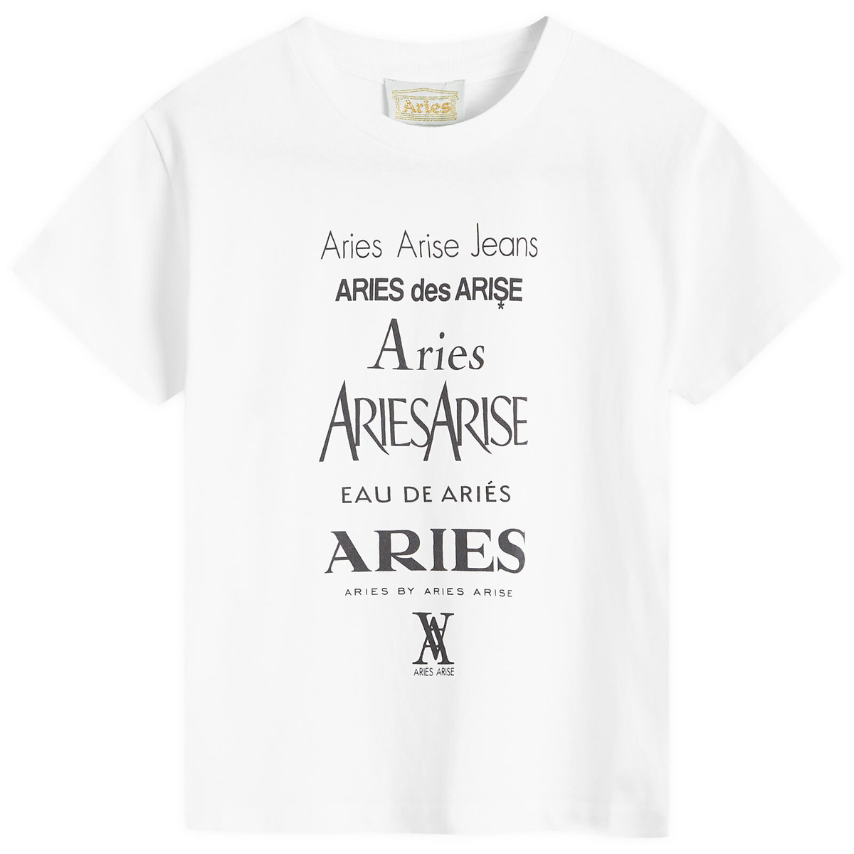 Aries Women's Baby Fit Perfume T-Shirt in White 