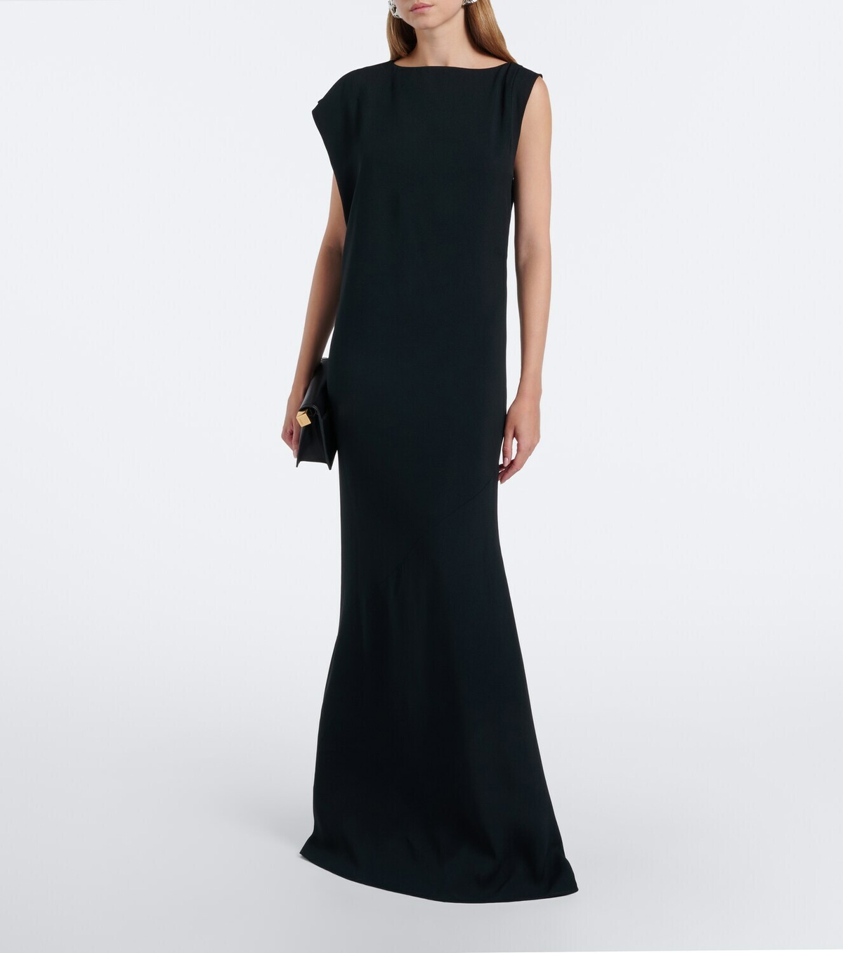 Jacquemus Drapée jersey maxi dress