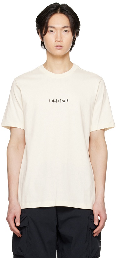 Photo: Nike Jordan Off-White Embroidered T-Shirt