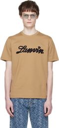 Lanvin Tan 'Lanvin Ribbon' T-shirt