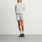 Anine Bing Women's Kam Sweat Shorts in White/Black