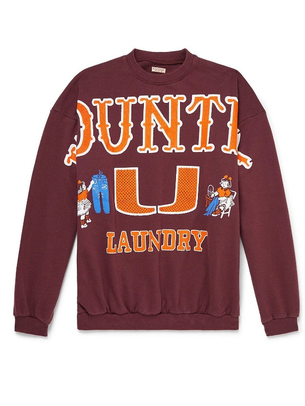 Photo: KAPITAL - Big Kountry Printed Cotton-Jersey Sweatshirt