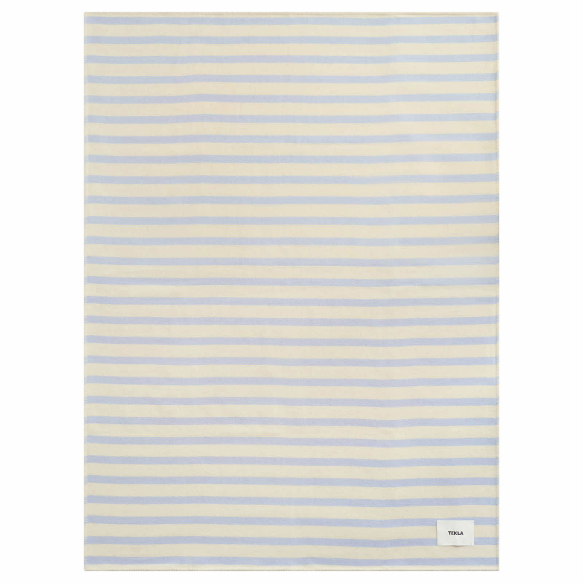 Tekla Fabrics Striped Lambswool Blanket in Welford Stripes 