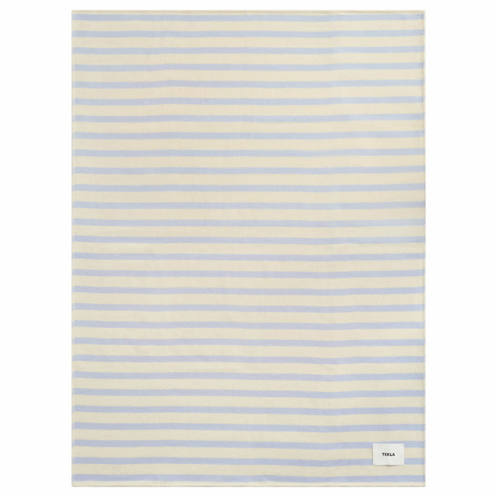 Photo: Tekla Fabrics Striped Lambswool Blanket in Welford Stripes 