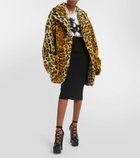 Vivienne Westwood Leopard-print faux-fur coat