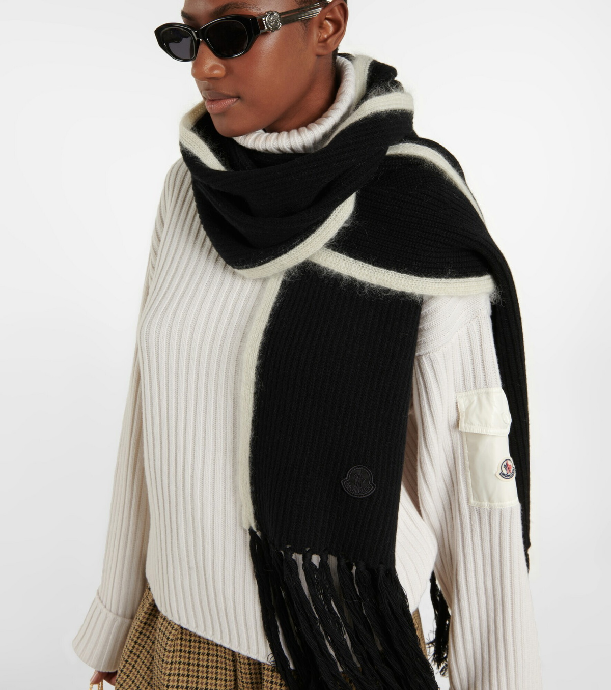 Moncler Mohair woolblend scarf Moncler