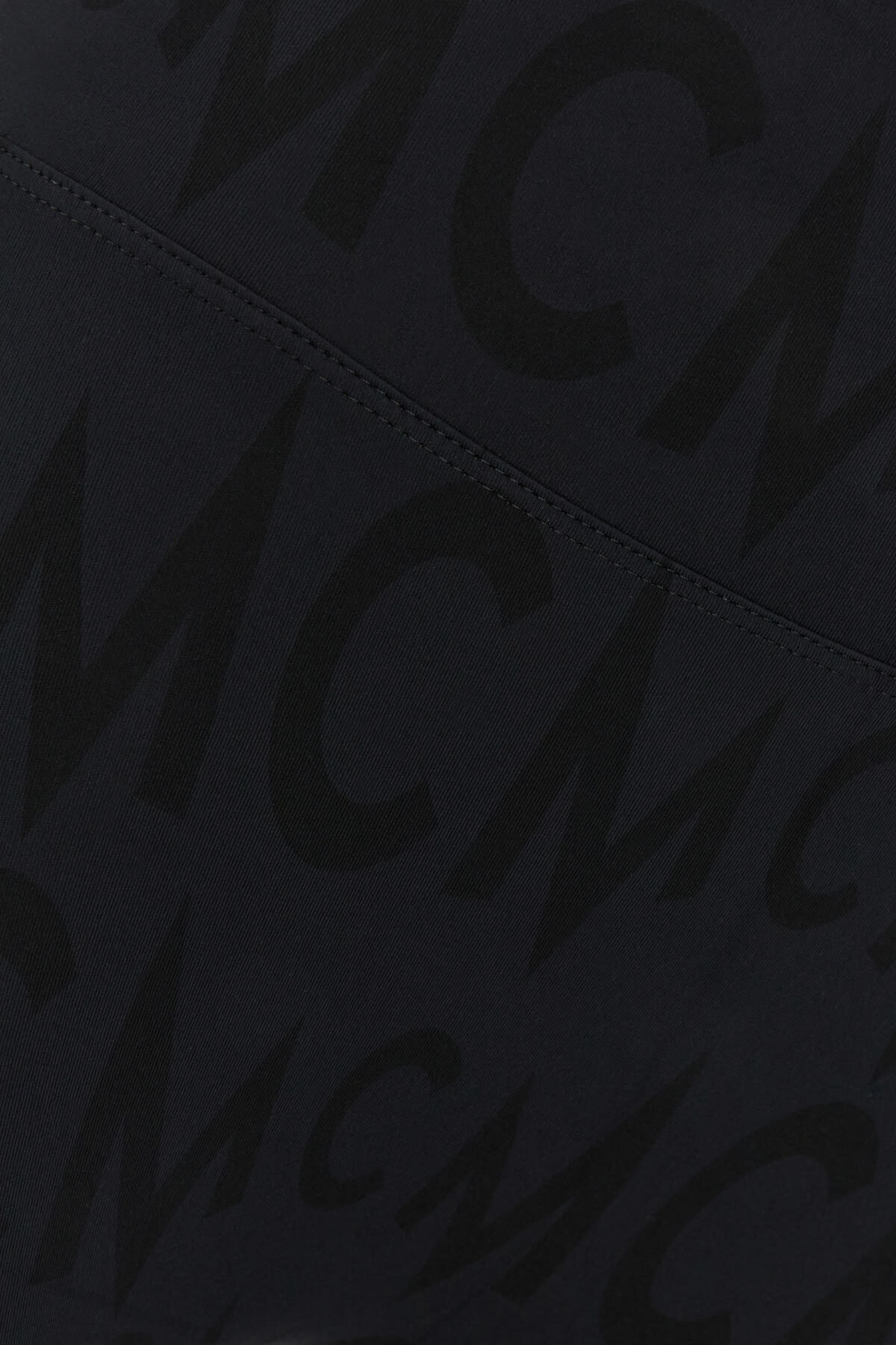 MCM Black Stretch Nylon Leggings