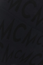 MCM Black Stretch Nylon Leggings