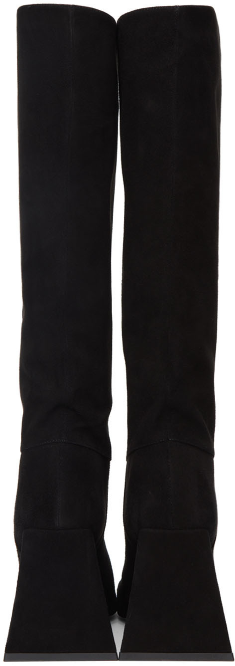 The Attico Black Devon Tall Boots The Attico