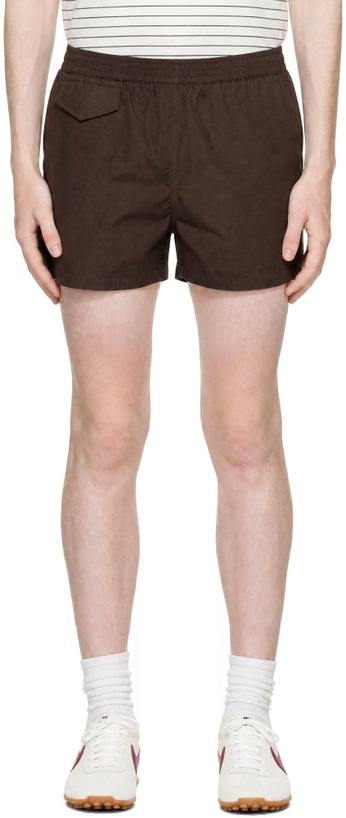 Photo: A.P.C. Brown Axel Shorts