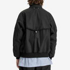 Comme des Garçons Homme Men's Dry Cotton Bomber Jacket in Black