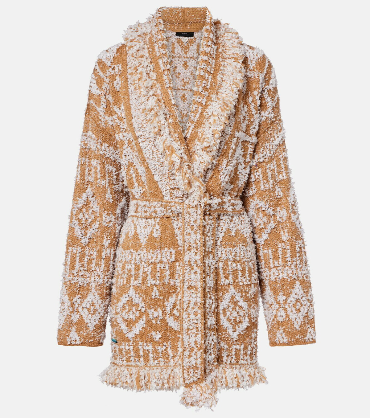 Alanui Send Beat wool-blend cardigan