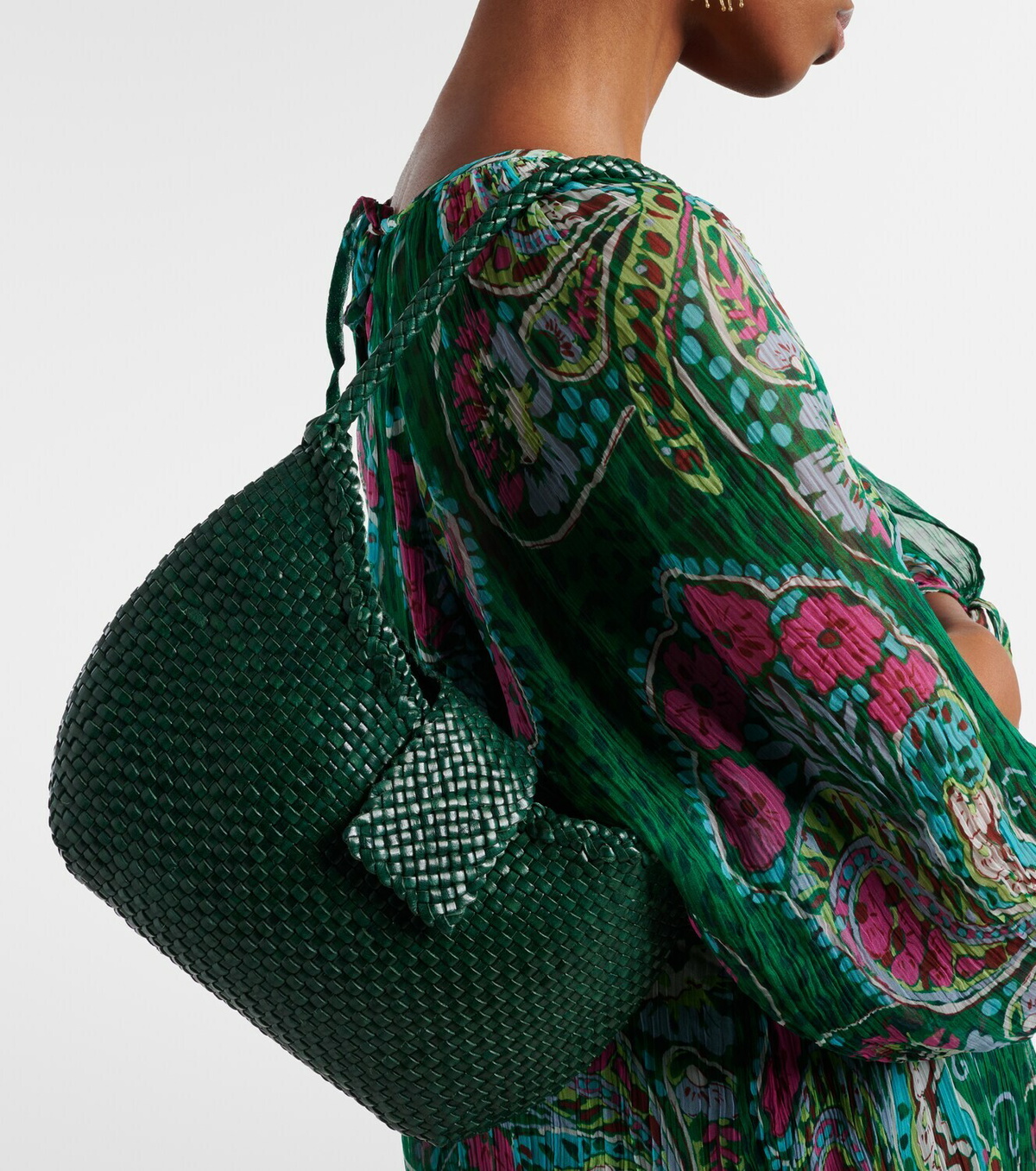 Rixo x Dragon Diffusion Saorise Small shoulder bag