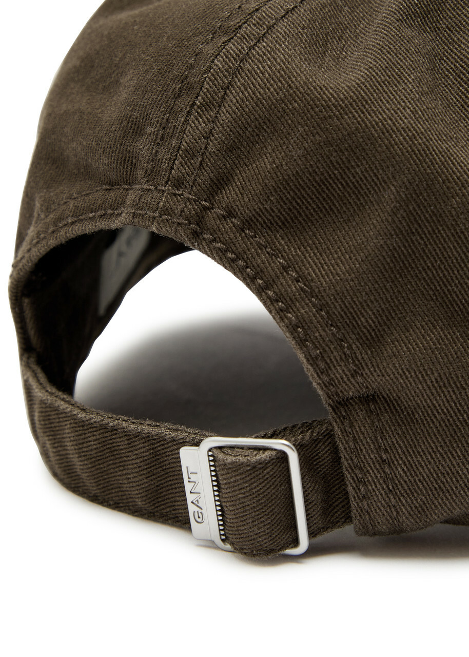 Gant Shield Logo-embroidered Cotton-twill cap - Brown - One Size