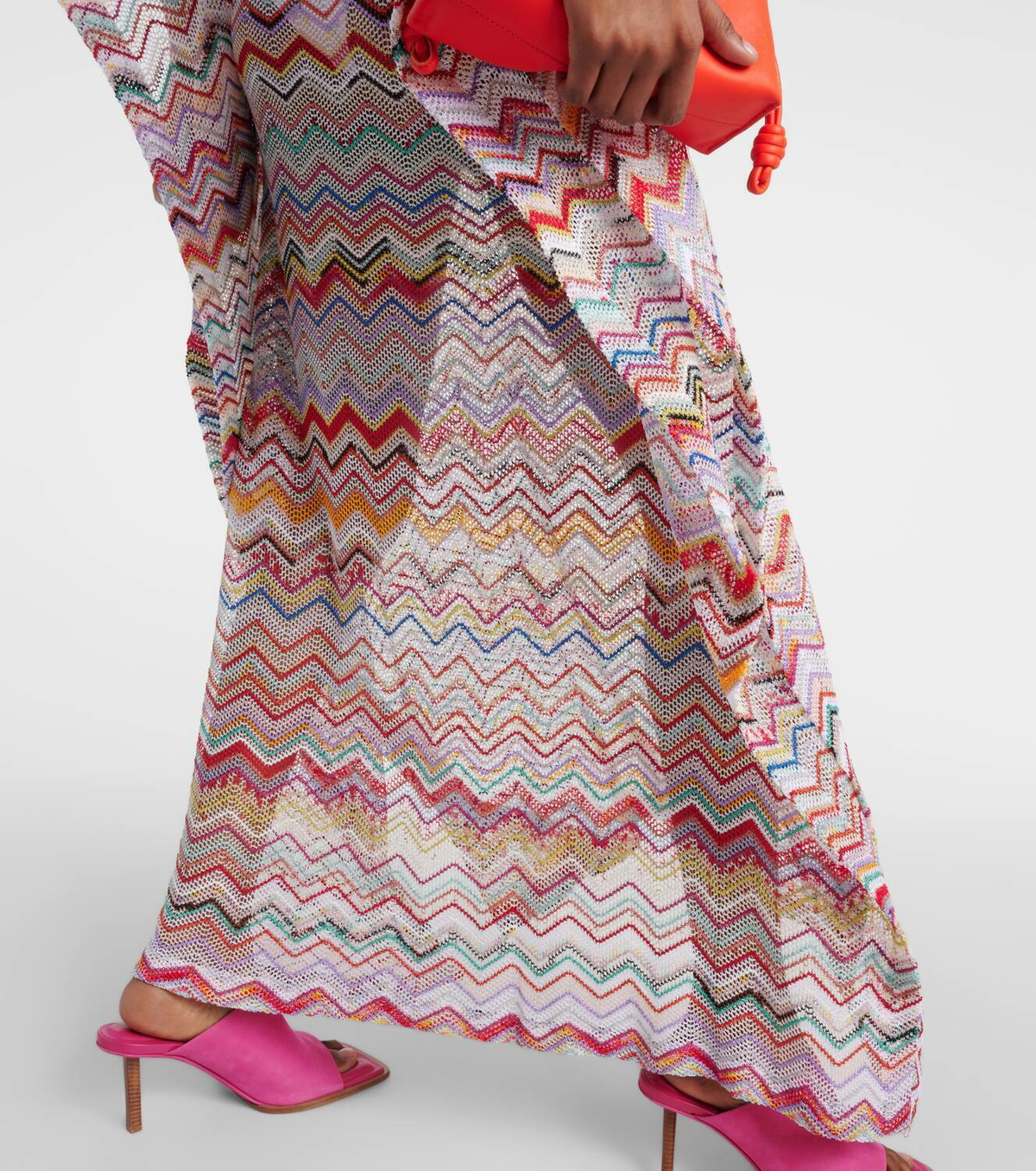 Missoni Mare Zig Zag lamé beach cover-up