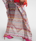 Missoni Mare Zig Zag lamé beach cover-up