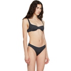 Fruity Booty Black Celine Polka Bikini Top