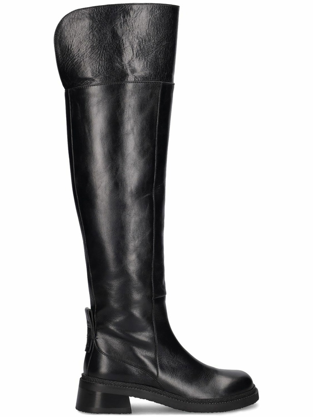Photo: SEE BY CHLOÉ 40mm Bonni Leather Over-the-knee Boots