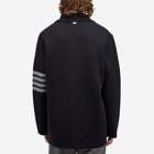 Thom Browne Men's Merino Short Car Coat in Navy