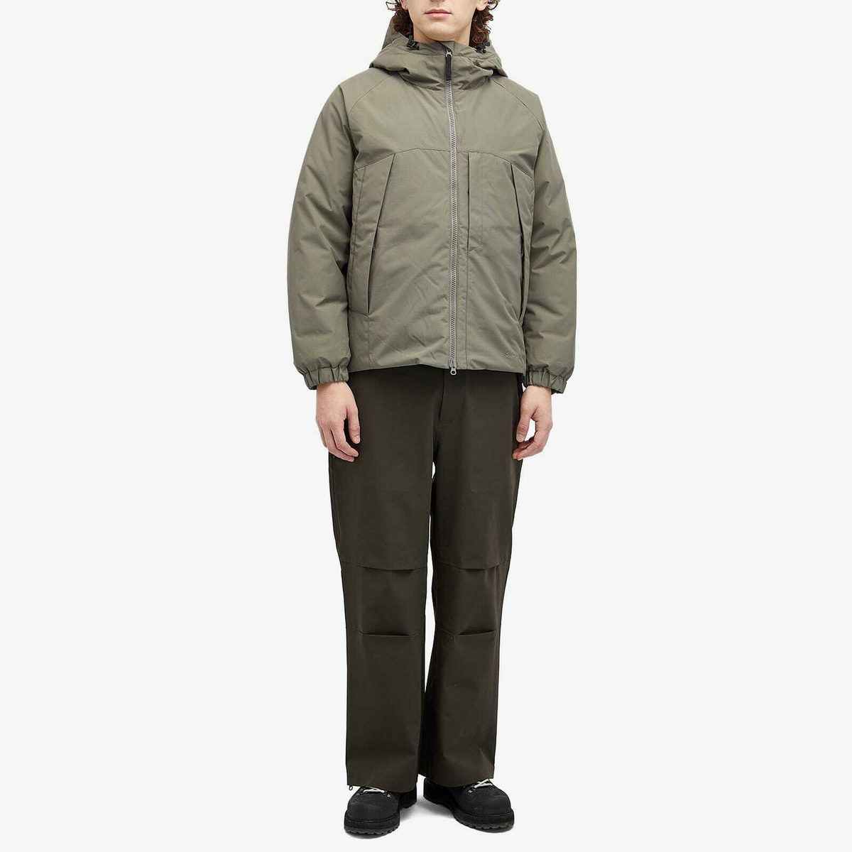 Snow Peak Men's FR 2L Down Jacket in Greige Snow Peak