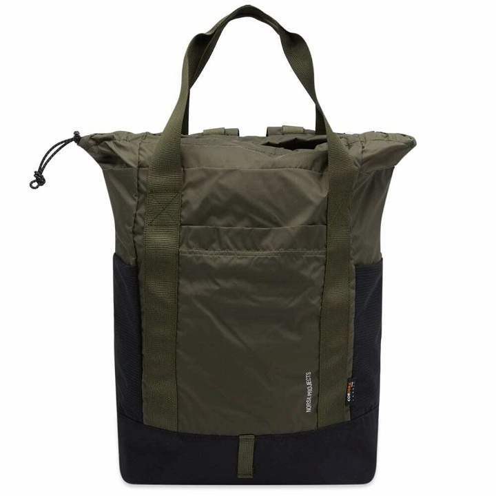 Photo: Norse Projects Men's Cordura Backpack in Ivy Green
