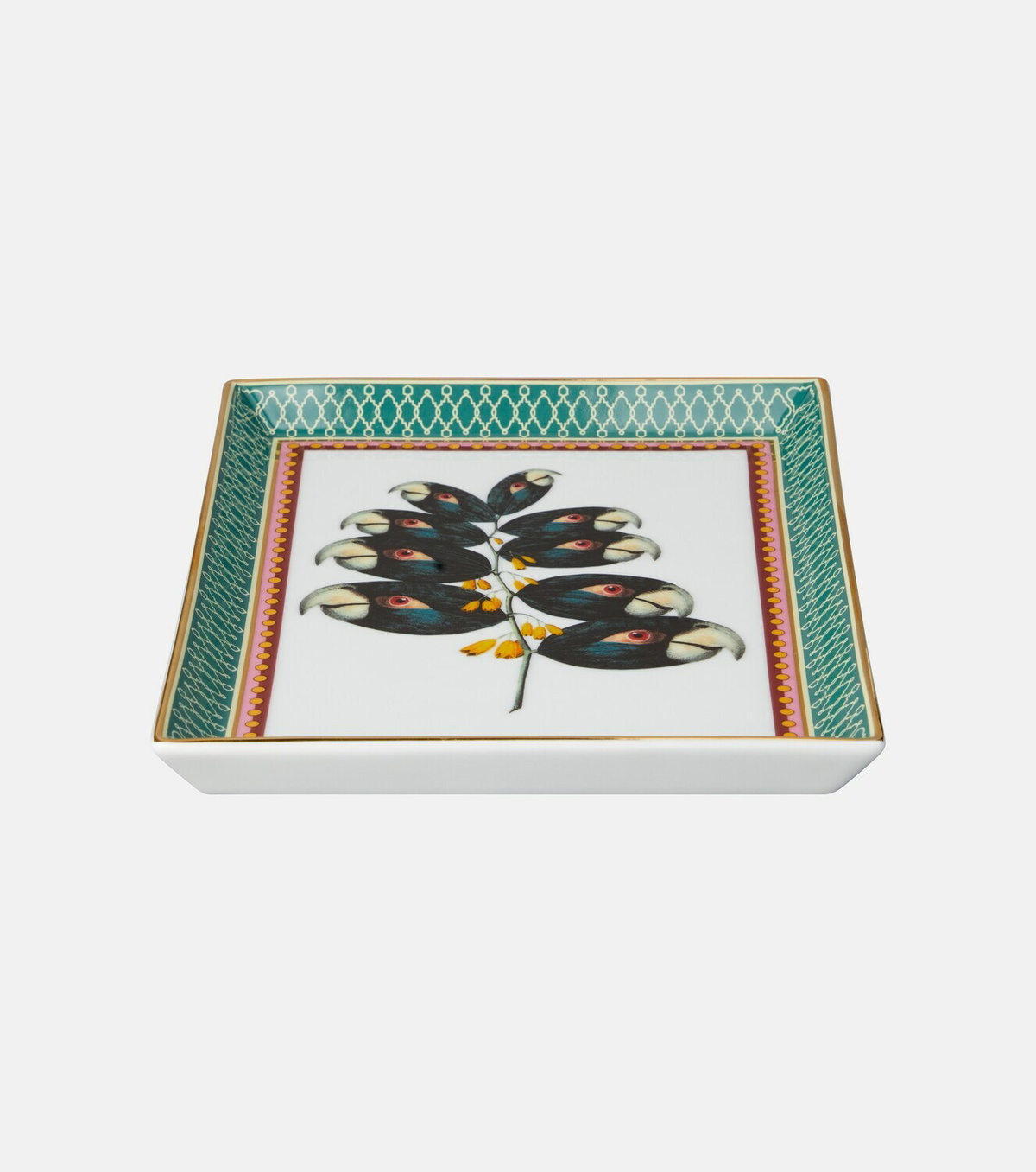 La DoubleJ Parrotstem porcelain decorative tray