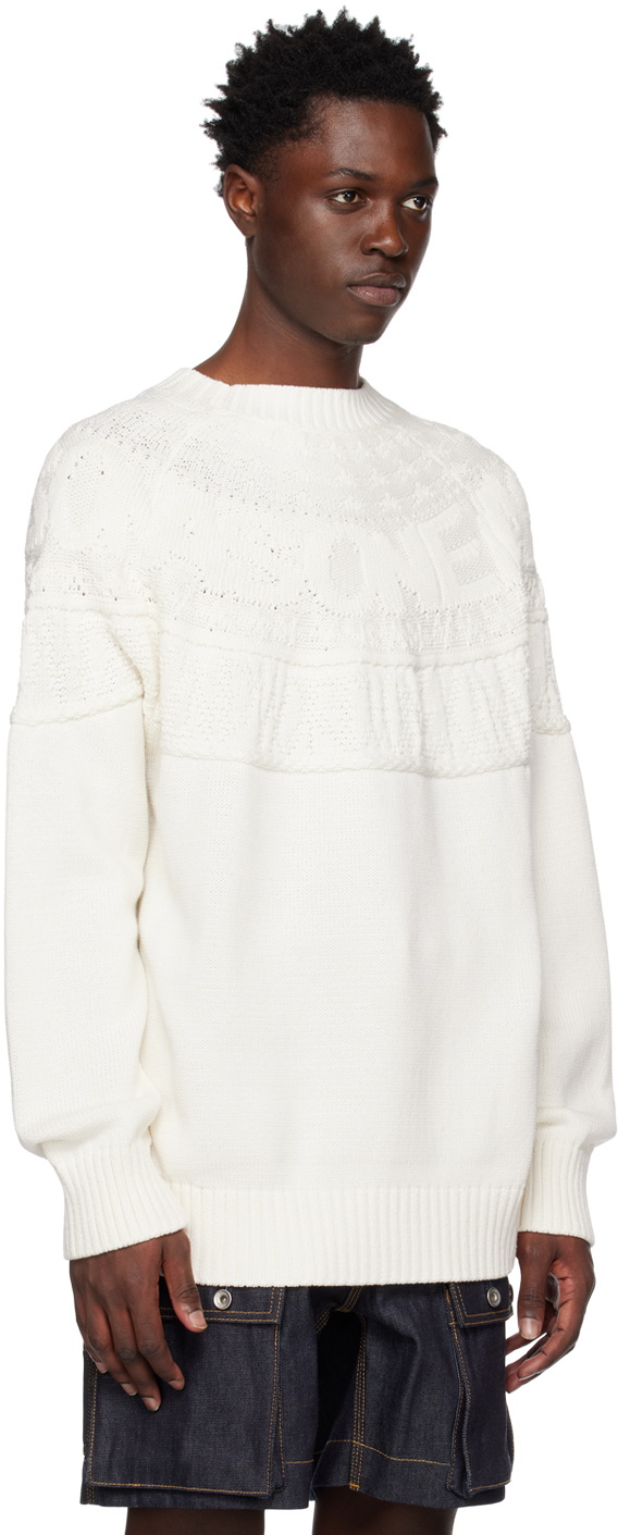 sacai White Eric Haze Edition Sweater Sacai