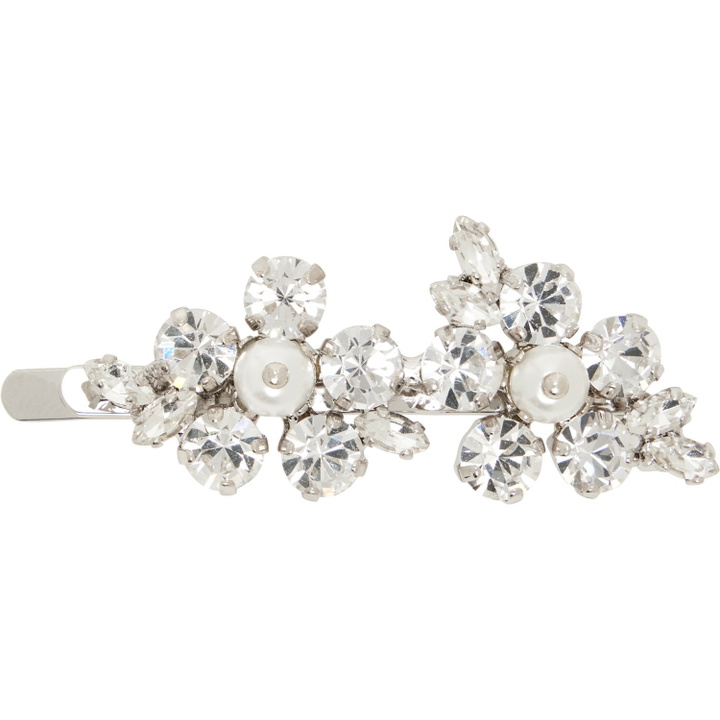 Photo: Simone Rocha Silver Mini Hellebore Flower Hair Clip