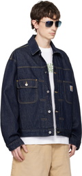 Carhartt Work In Progress Blue Belmar Denim Jacket