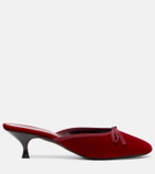 Herbert Levine 24/7 velvet mules