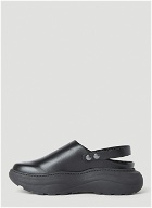 Phileo - Sabot Platform Shoes in Black