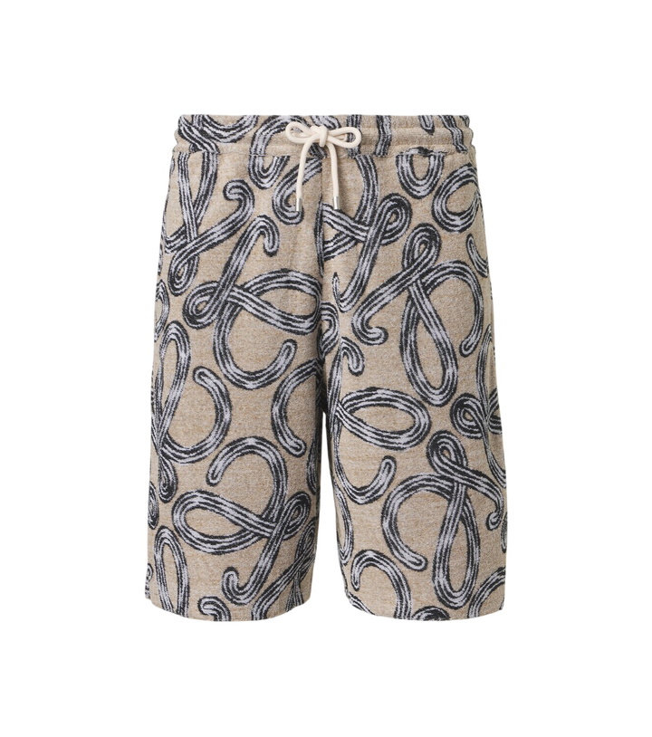 Photo: Loewe Paula's Ibiza cotton-blend terry Bermuda shorts