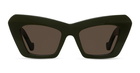 Loewe Lw40036i - Shiny Dark Green Sunglasses