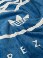 adidas Originals - Striped Logo-Jacquard Cotton-Terry Towel