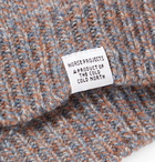 Norse Projects - Sigfred Mélange Brushed-Wool Sweater - Blue