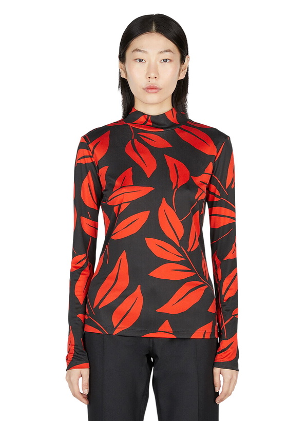 Photo: Meryll Rogge Leaf Print Top