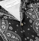OFFICINE GÉNÉRALE - Eren Camp-Collar Bandana-Print Cotton-Voile Shirt - Black