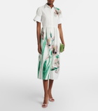 Erdem Floral cotton shirt dress