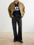 A.P.C. - Alexis Logo-Embroidered Cotton-Jersey Polo Shirt - Blue