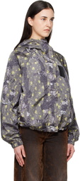 GANNI Gray Flowers Jacket